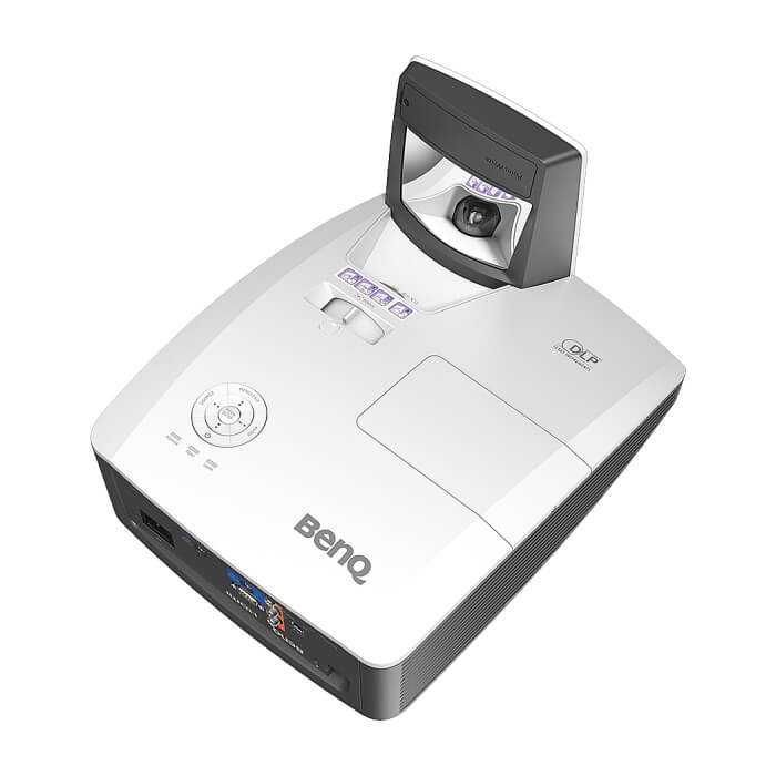 BenQ MH856UST+, DLP, 1080p (1920x1080), 3500 ANSI, 10 000:1, HDMI, VGA, RCA, Audio in/out, LAN, RS232, USB 5V 1.5A, Speakers 10Wx2, Wall mount WM04G4 included, up to 12000 hrs lamp life, Optional Interactive module (PW30U/PT20) ID 65830 (тъмнейл - 2)