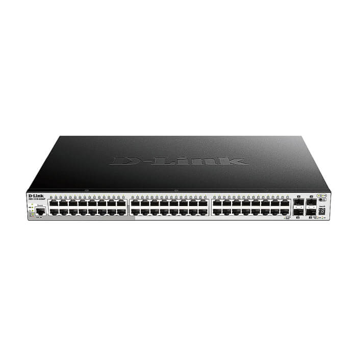 D-Link 52-Port Gigabit Stackable POE Smart Managed Switch including 4 10G SFP+