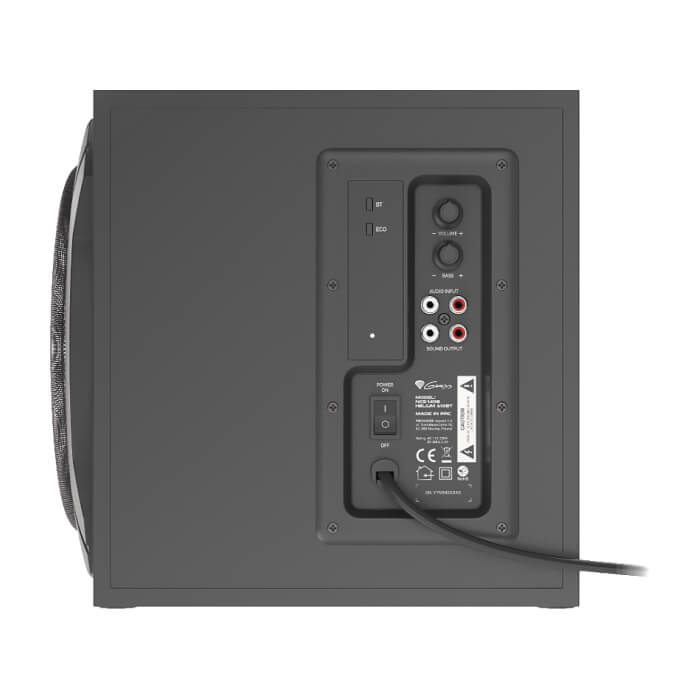 Genesis Speakers Helium 610BT 60W Rms 2.1 Black Wired Remote Control (тъмнейл - 2)