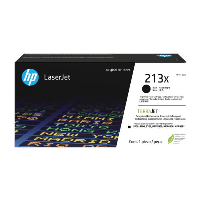HP 213X Black Original LaserJet Toner Cartridge ID 68846 HP 213X Black Original LaserJet Toner Cartridge ID 68846
