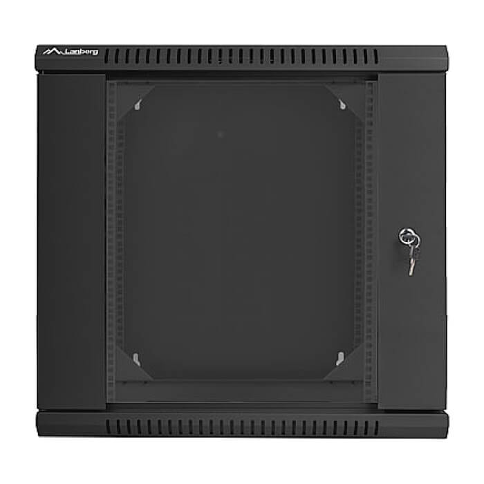 Lanberg rack cabinet 19” double-section wall-mount 12U / 600x600 for self-assembly (flat pack), black ID 71867 на супер цена от GT Computers Lanberg rack cabinet 19” double-section wall-mount 12U / 600x600 for self-assembly (flat pack), black ID 71867 на супер цена