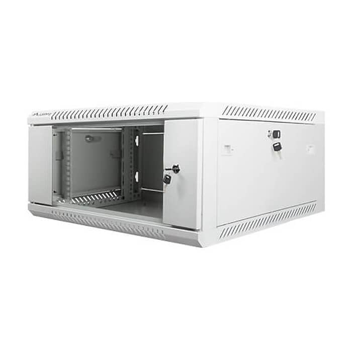 Lanberg rack cabinet 19” wall-mount 4U / 600x600 for self-assembly (flat pack), grey ID 71886 (тъмнейл - 3)