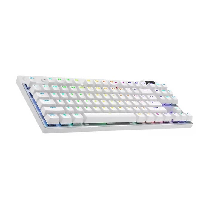 Logitech G PRO X TKL LIGHTSPEED Gaming Keyboard - WHITE - US INT'L - 2.4GHZ/BT - N/A - EMEA28-935 - TACTILE (тъмнейл - 2)