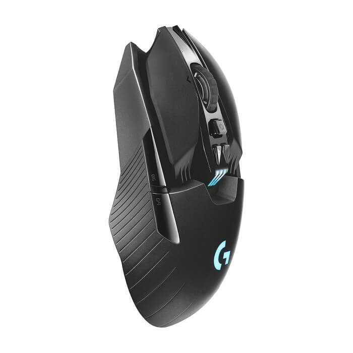 Logitech G903 Wireless Mouse, Lightsync RGB, Lightspeed Wireless, HERO 25K DPI Sensor, 400 IPS, Programmable Buttons, 10g Optional Weight, 110g, Black (тъмнейл - 4)