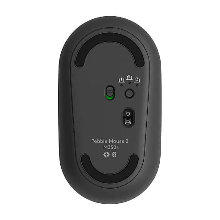 Logitech Pebble Mouse 2 M350s - TONAL GRAPHITE - BT - N/A - EMEA-808 - DONGLELESS (тъмнейл - 4)