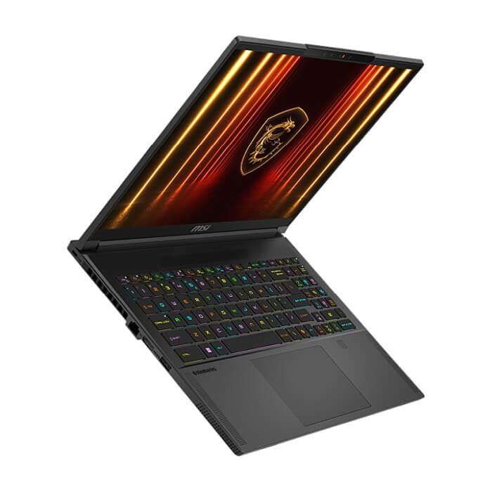 MSI Stealth A16 AI+ A3XWHG, NVIDIA GeForce RTX 5070 Ti 12GB GDDR7 992 AI TOPS, AMD Ryzen AI 9 HX 370 (12C, 24T, Up to 5.1 GHz 24 MB L3), 16" 16:10 QHD+ (2560x1600) OLED, 240hz ID 88273 (тъмнейл - 5)