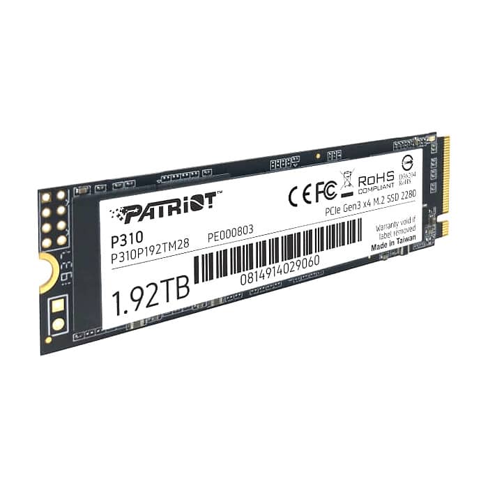 Patriot P310 1.92TB M.2 2280 PCIE ID 73480 (тъмнейл - 3)