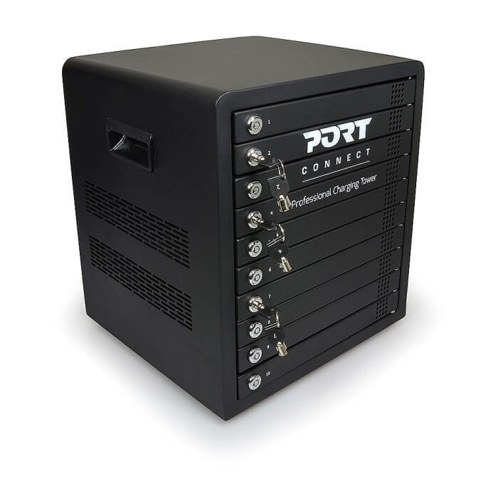 PORT charging cabinet 10 tablets individual door lock ID 75270 (тъмнейл - 3)