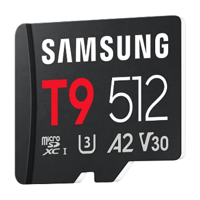 Samsung 512GB micro SD Card T9 UHS-I Read 200MB/s - Write 130MB/s Class 10 U3 V30 A2 ID 98080 (тъмнейл - 2)