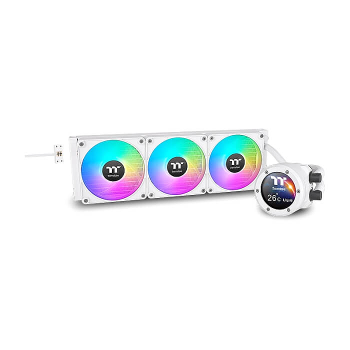 Thermaltake TH360 V2 Ultra EX ARGB Sync CPU Liquid Cooler Snow Edition + Thermaltake Ceres 350 White ID 94551 (тъмнейл - 4)