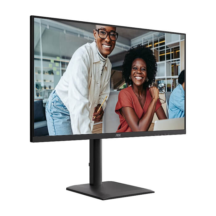 AOC Q32E4U, 31.5" IPS WLED, 2560x1440@100Hz, 4ms GtG, 350cd m/2, 1000:1, 20M:1 DCR, Adaptive Sync, FlickerFree, Anti Blue Mode, 3Wx2, Tilt, Height Adjust, Pivot, Swivel, 2xHDM ID 96473 (тъмнейл - 3)
