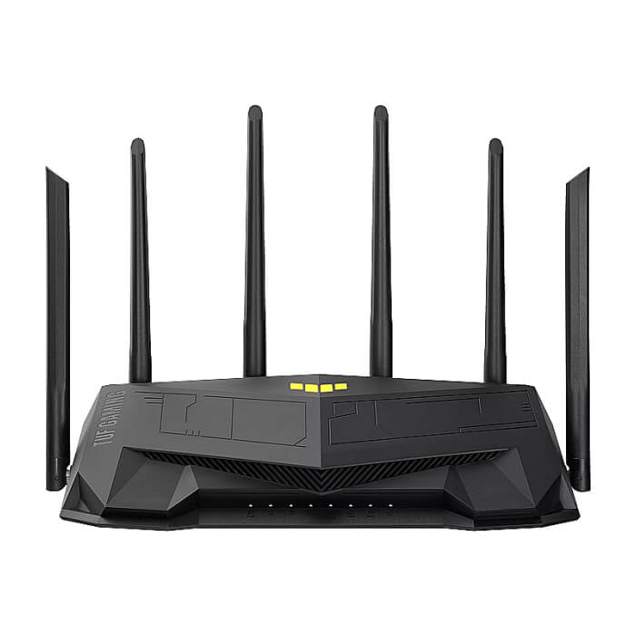 Asus Gaming Wireless TUF Router AX6000, Dual-Band, Quad-Core 2.0GHz CPU, 256MB/512MB Flash/RAM, 2.5G dual-port, AiProtection Pro, Adaptive QoS, VPN Fusion, IPTV, OFDMA, MU-MIMO, Be