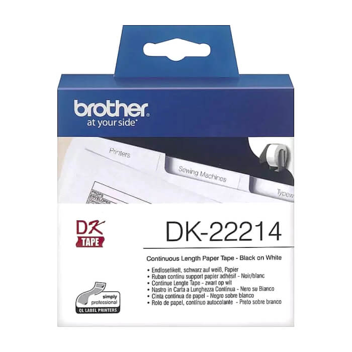 Brother DK-44605 Yellow Continuous Length Removable Paper Tape, 62mmx30.48m, Black on Yellow ID 70770 на супер цена