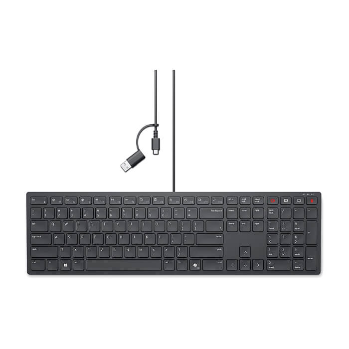 Dell Pro Wired Collaboration Keyboard - KB525C - US International (QWERTY) на супер цена