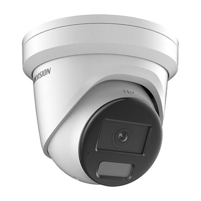 HikVision 2 MP ColorVu Fixed Turret Network Camera, 2.8 mm, 24/7 colorful imaging, White LED light up to 30m, 120 dB WDR, 3D DNR, H.265+, IP67, Built-in microphone, Built-in memory card slot up to 512 GB, 12Vdc/PoE 7W ID 80068 (тъмнейл - 2)