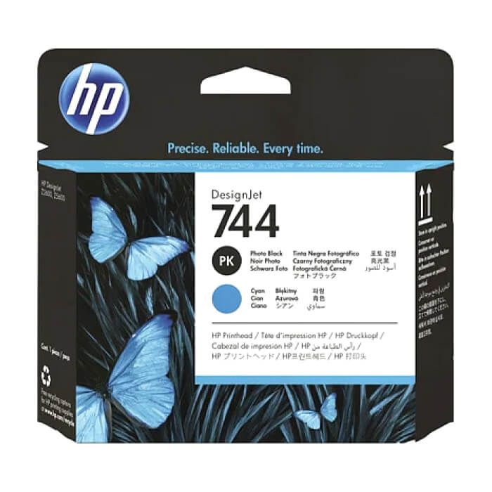 HP 744 Photo Black & Cyan Printhead ID 70182 на супер цена