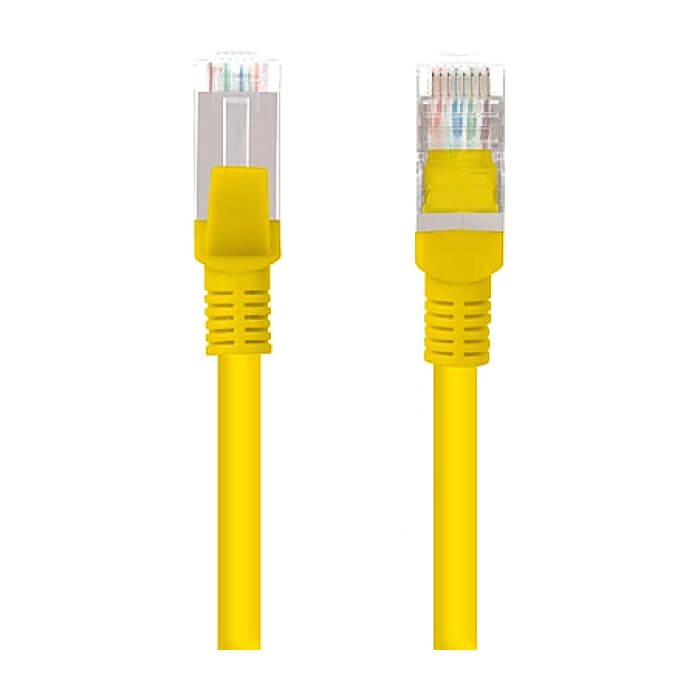 Кабел - Lanberg patch cord CAT.5E FTP 15m, yellow ID 72448