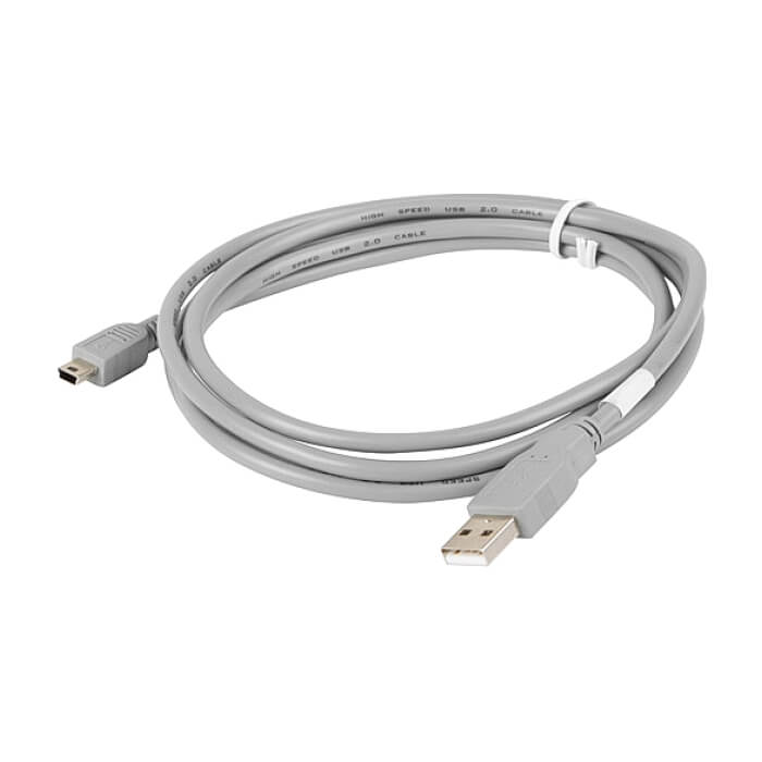 Кабел - Lanberg USB MINI-B(M) -> USB-A (M) 2.0 cable 1.8m, grey (Canon) ID 72645