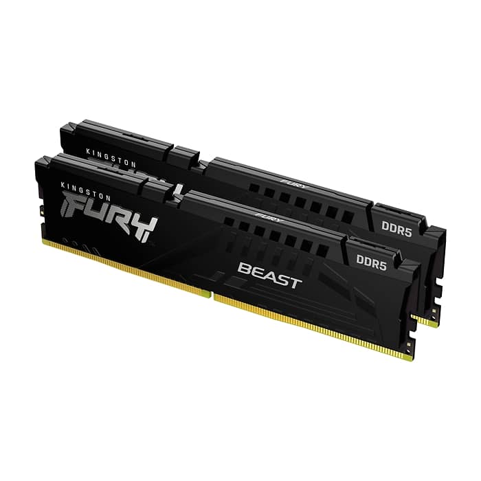 Kingston FURY Beast 32GB (2x16GB) DDR5 6000 MHz CL30 Black (тъмнейл - 2)