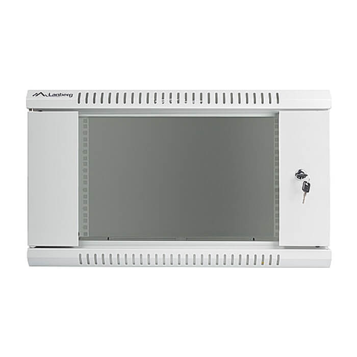 Lanberg rack cabinet 19” wall-mount 6U / 600x450 for self-assembly (flat pack), grey ID 71900 на супер цена от GT Computers Lanberg rack cabinet 19” wall-mount 6U / 600x450 for self-assembly (flat pack), grey ID 71900 на супер цена