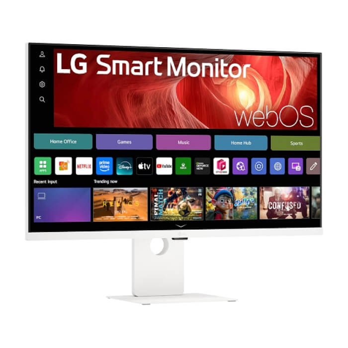 LG 37U730SA-W, 37" Smart webOS 4K, IPS AG, DCI-P3 90%, 5ms, 300 cd/m2, 1000:1, 3840x2160, HDR 10, USB Type-C, PD 65W, AirPlay 2, HDMI, LG Switch, Reader Mode, Tilt/Swivel ID 91402 (тъмнейл - 4)