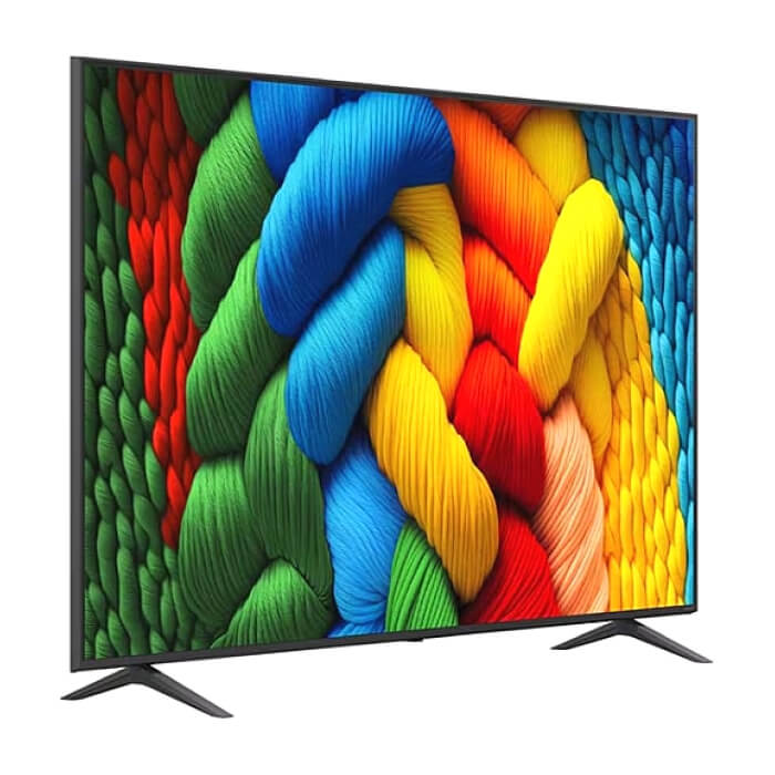 LG 75NANO80A3B, 75" 4K HDR Smart Nano Cell TV, 3840x2160, DVB-T2/C/S2, AI Alpha 7, HDR 10 PRO, webOS 25, ThinQ AI, VRR, ALLM, HGiG, WiFi, Clear Voice, AI Upscaling, Bluetooth, Hdmi e-ARC , CI, LAN, AirPlay2, Chromecast, 2 Pole stand, Black ID 88966 (тъмнейл - 2)