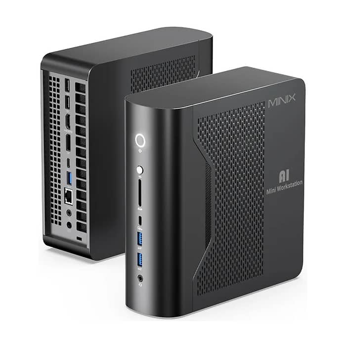 MiniX Elite ER939-AI Pro AMD Ryzen AI Max+ 395, 64GB DDR5, 1TB SSD, Dual LAN 2.5GHz, Wi-Fi 7, Windows 11 Pro (тъмнейл - 5)