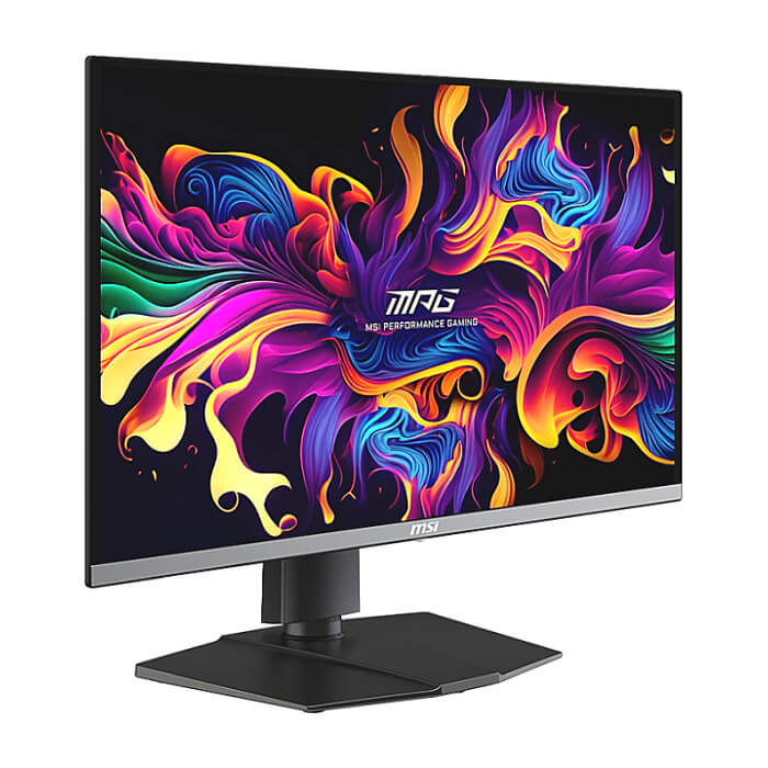 MSI MPG 272URX QD-OLED, 26.5", 0.03ms, 240Hz, 3840x2160 (UHD), 16:9, FLAT, Oled care 2.0, G-Sync Compatible, ClearMR 13000, HDR, 1.5M:1, 100M:1, DP(2.1a), 2xHDMI 2.1, 1xTypeC DP alt. w/PD (98W), USB HUB, Pivot, Heigh Adj., Black, 8kg ID 89356 (тъмнейл - 3)
