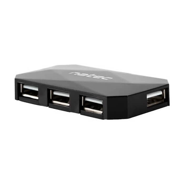 Natec HUB Locust USB 2.0 4-Port Black на супер цена