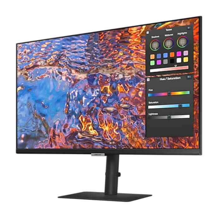 Samsung 27B800, 27" IPS LED, 60 Hz, 5 ms GTG, 3840x2160, 300 cd/m2, Flicker Free, PBP, PIP, USB-C 90W, 3xUSB 3.0, Display Port 1.4, 2xHDMI 2.2, Black ID 64865 (тъмнейл - 2)