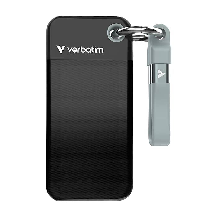 Verbatim Pocket SSD USB 3.2 Gen 2 512GB Black/Grey (тъмнейл - 2)