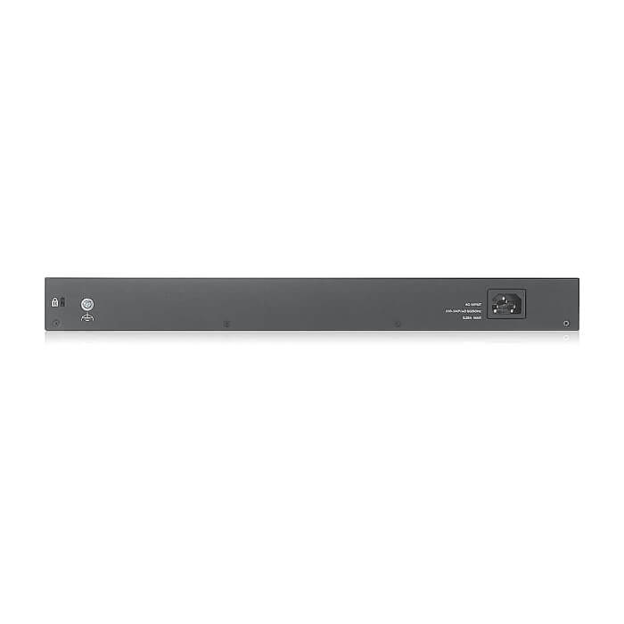ZyXEL GS2220-28HP, EU region, 24-port GbE L2 PoE Switch with GbE Uplink (1 year NCC Pro pack license bundled) (тъмнейл - 3)