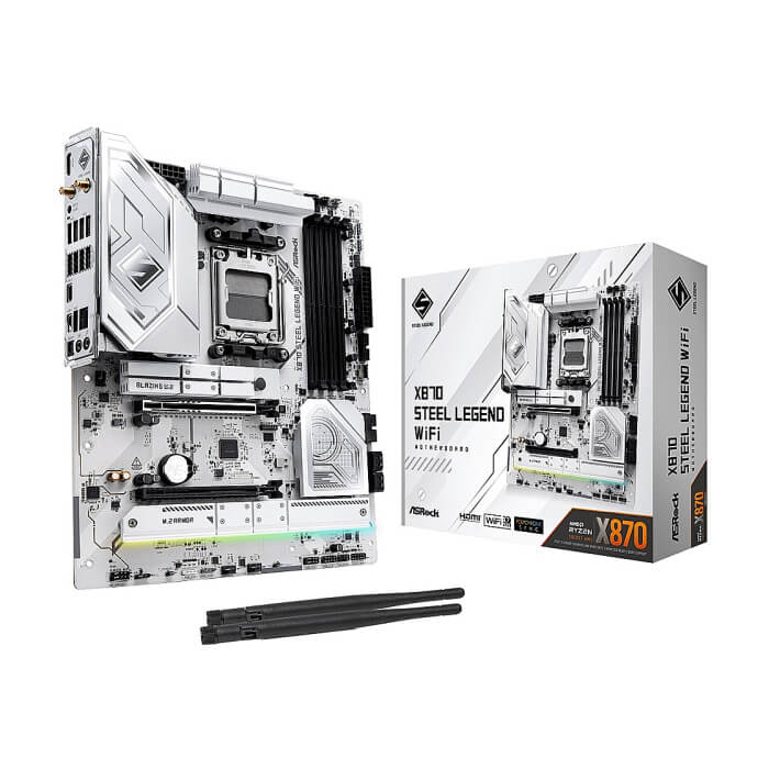 Asrock X870 Steel Legend Wi-Fi 7 ID 80422 (тъмнейл - 3)