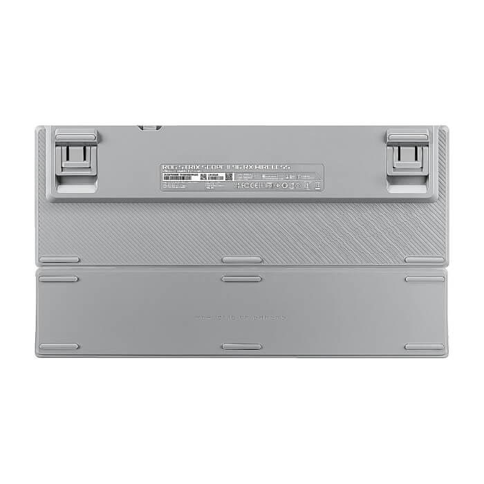 Asus ROG Strix Scope II 96 Wireless Gaming Keyboard, Tri-Mode Connection, Dampening Foam & Switch-Dampening Pads, Hot-Swappable Pre-lubed ROG NX Snow Mechanical Switches, PBT Keycaps, RGB-White (тъмнейл - 3)