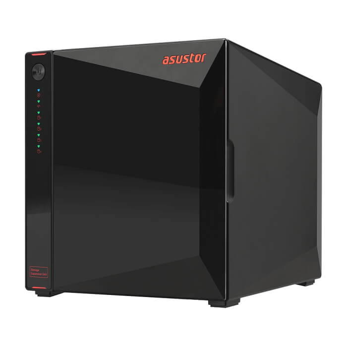 Asustor AS5004U, USB Expansion Unit , Asustor Xpanstor 4 AS5004U 4 Bay NAS Storage Capacity Expander, 4 x SATA3 6Gb/s; 3.5"/2.5" HDD/SSD, 1 x Type C, Black (тъмнейл - 4)