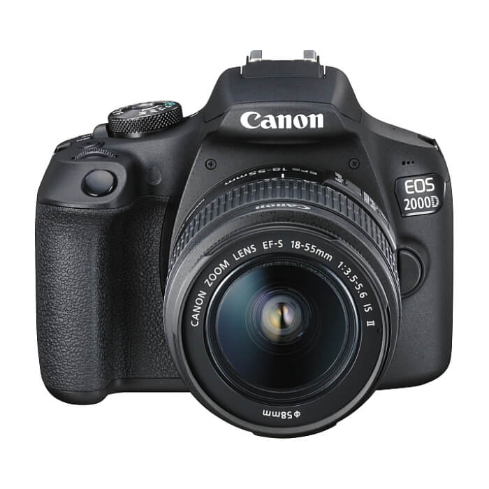 Canon EOS 2000D, black + EF-s 18-55mm f/3.5-5.6 IS II (тъмнейл - 5)