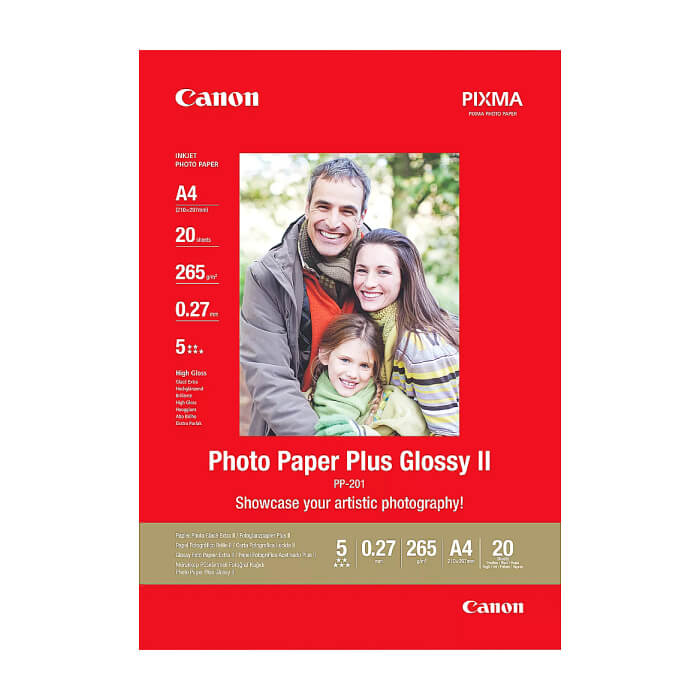 Canon Plus Glossy II PP-201, A4, 20 sheets ID 70889 на супер цена