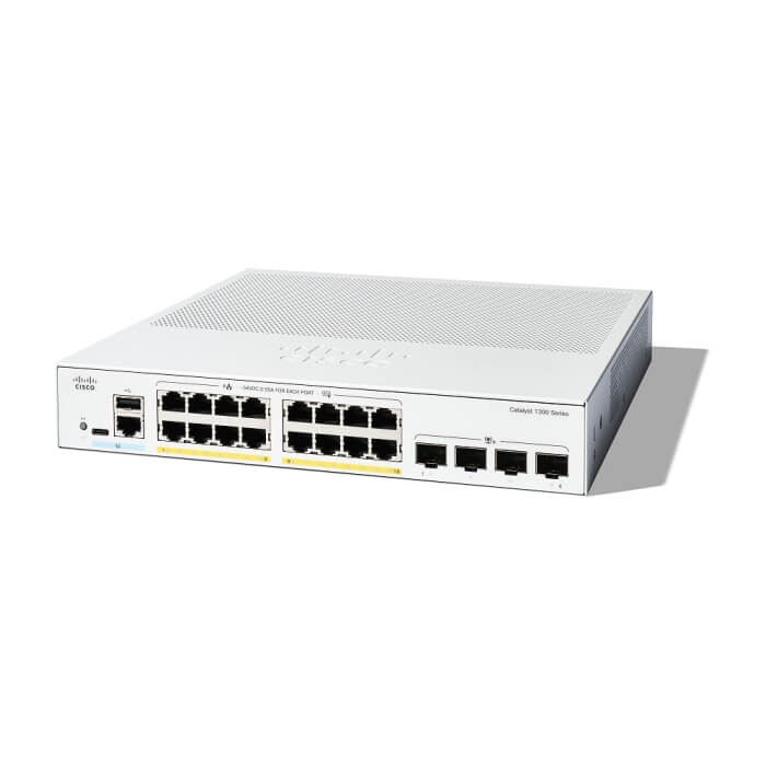 Cisco Catalyst 1300 16-port GE, PoE, 4x10G SFP+ (тъмнейл - 3)