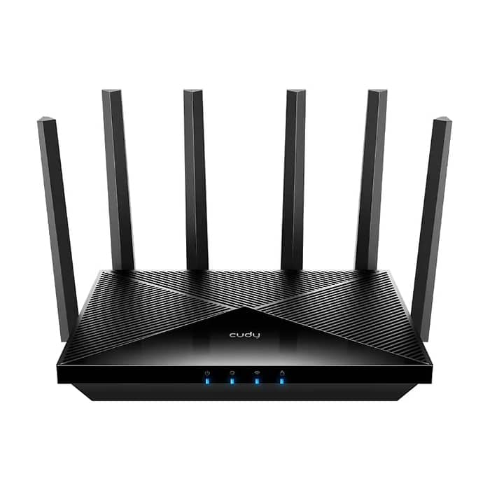 Cudy WR11000 BE11000 2.5G Tri-Band Wi-Fi 7 Mesh Router 5764Mbps at 6GHz + 4320 Mbps at 5GHz + 688Mbps at 2.4GHz, 4 x 2.5Gbps RJ45 Ports на супер цена