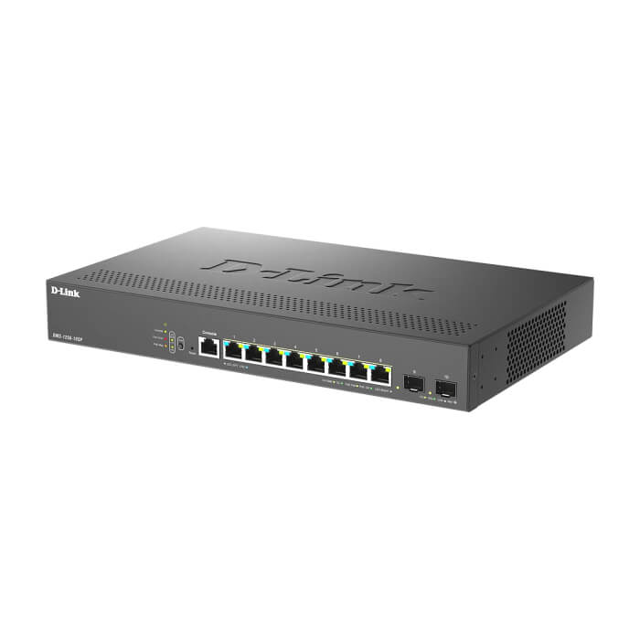 D-Link 8-Port 2.5G Base-T PoE and 2-port 10G SFP+ Smart Managed Switch (тъмнейл - 3)