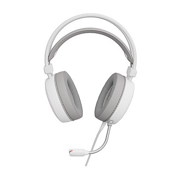 Genesis Headset Neon 613 G2 With Microphone RGB Illumination White ID 87911 (тъмнейл - 4)
