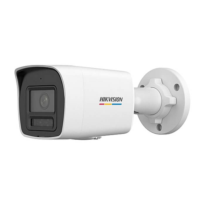 HikVision 4 MP ColorVu with Smart Hybrid Light Fixed Bullet Network Camera, 4 mm, F1.0, IR, White Light up to 30m, H.265+, IP67, built-in microphone, 12Vdc/PoE 7.5W ID 82252 (тъмнейл - 2)