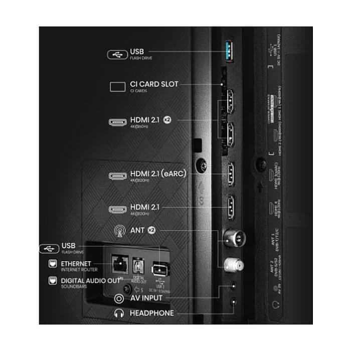 Hisense 55" A85Q, 4K UHD OLED Smart TV, 120Hz, 1000 nits,HDMI 2.1, Game Mode Pro, AMD FreeSync Premium, Dolby Vision IQ & Atmos, Bluetooth, Alexa Built-in, Black ID 92405 (тъмнейл - 4)