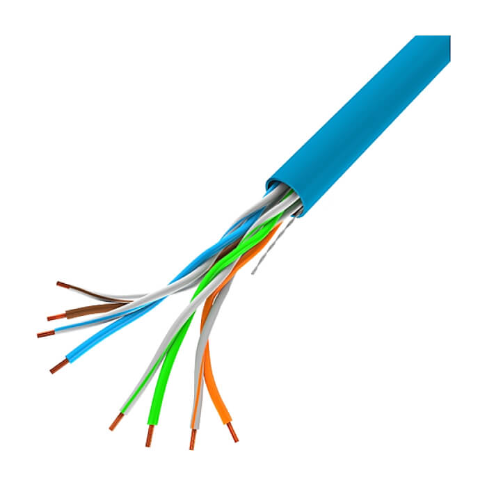 Lanberg LAN Cable CAT.5E UTP 305M Solid Cu Blue Fluke ID 97423 на супер цена