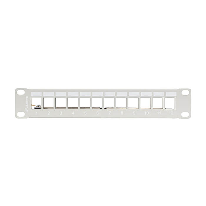 Lanberg patch panel blank 12 port 1U 10" ftp for keystone modules grey v2 ID 86959 на супер цена от GT Computers Lanberg patch panel blank 12 port 1U 10" ftp for keystone modules grey v2 ID 86959 на супер цена