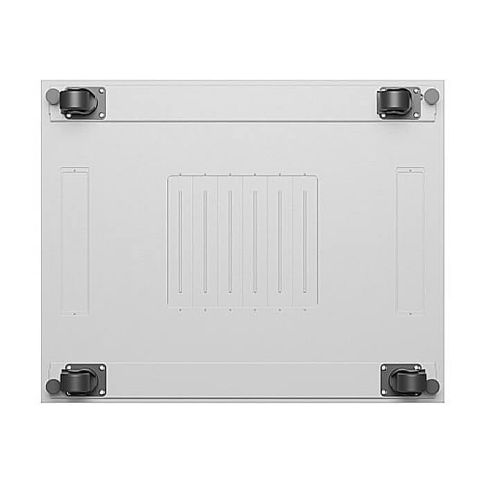 Lanberg rack cabinet 19" free-standing 42U/800x1000 (flat pack) with glass door lcd grey v2 ID 87179 (тъмнейл - 3)