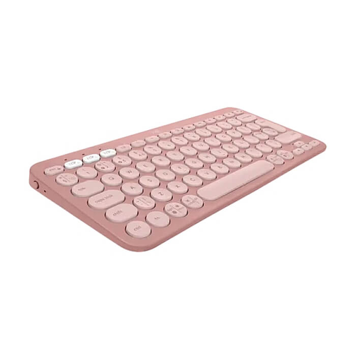 Logitech Pebble Keys 2 K380s - TONAL ROSE - US INT'L - BT - N/A - INTNL-973 - UNIVERSAL (тъмнейл - 2)