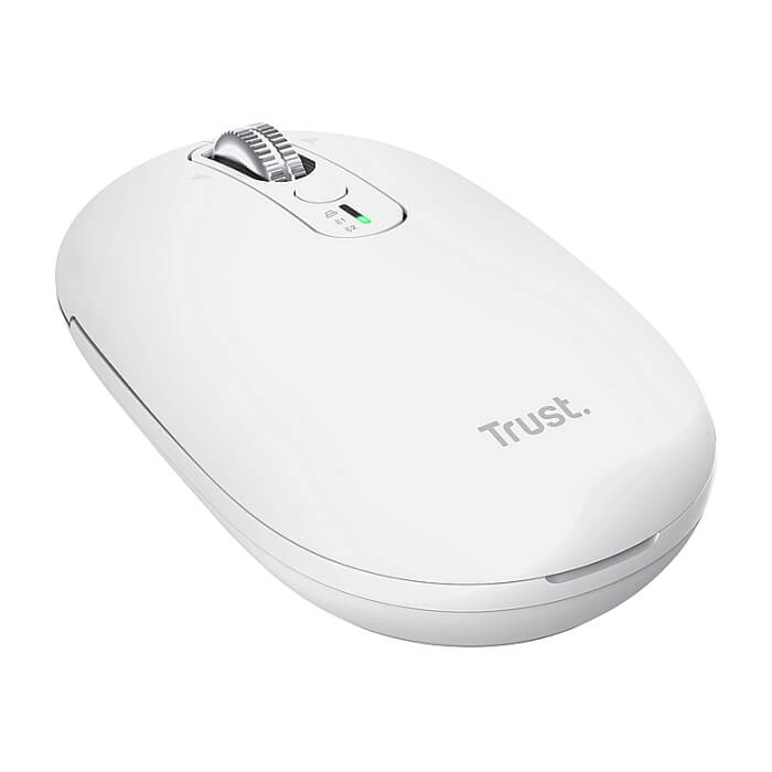 TRUST Seron Slim Multi-Wireless Hyperscroll Mouse White (тъмнейл - 3)