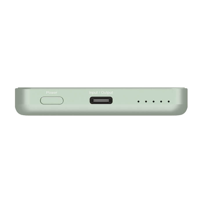 Verbatim Charge 'n' Go Essentials Power Bank Magnetic Wireless 5000mAh Green ID 85395 (тъмнейл - 4)