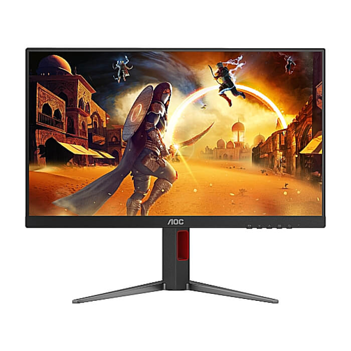 AOC 24G4HA, 23.8" IPS WLED, 1920x1080@200Hz, 1ms GtG, 0.5ms MPRT, 300cd m/2, 1000:1, 80M:1 DCR, Adaptive Sync, FlickerFree, Low Blue Light, 2Wx2, Tilt, Height Adjust, Pivot, Swivel, 2xHDMI, DP ID 89160 (тъмнейл - 2)
